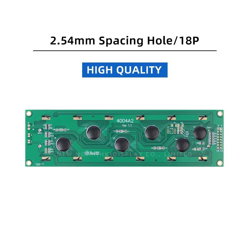 BTN schwarzer Film Gelb 4004A2 LED-LCD-Modul 2X40 190*54*13,1 MM 16PIN Schnittstellenmodul Controller ST7066U Bildschirm