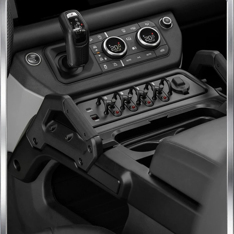 Central Control System Hardware Switch Integrated Interior Saddle Armrest Retrofit