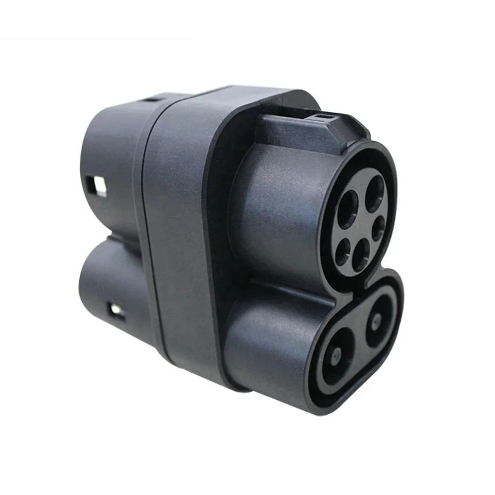 350kW CCS1 to CCS2 AC DC Fast Charging Adapter for Model Y 3 X S Electric Vehicle EV Charger Connector