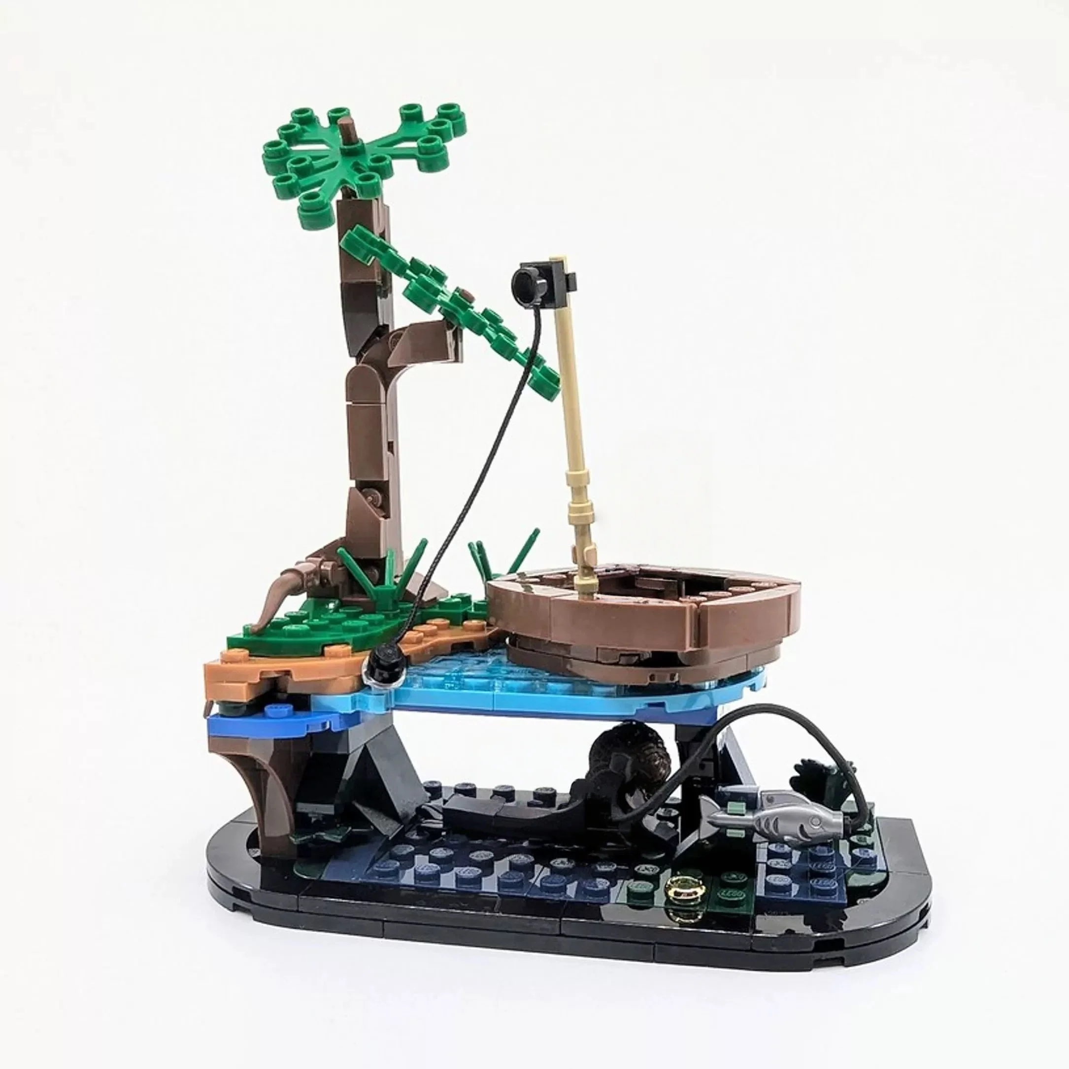 

Creative MOC Series Lord of the Rings Smeagol and Django Puzzle Building Blocks Collection Toys Creative Gifts