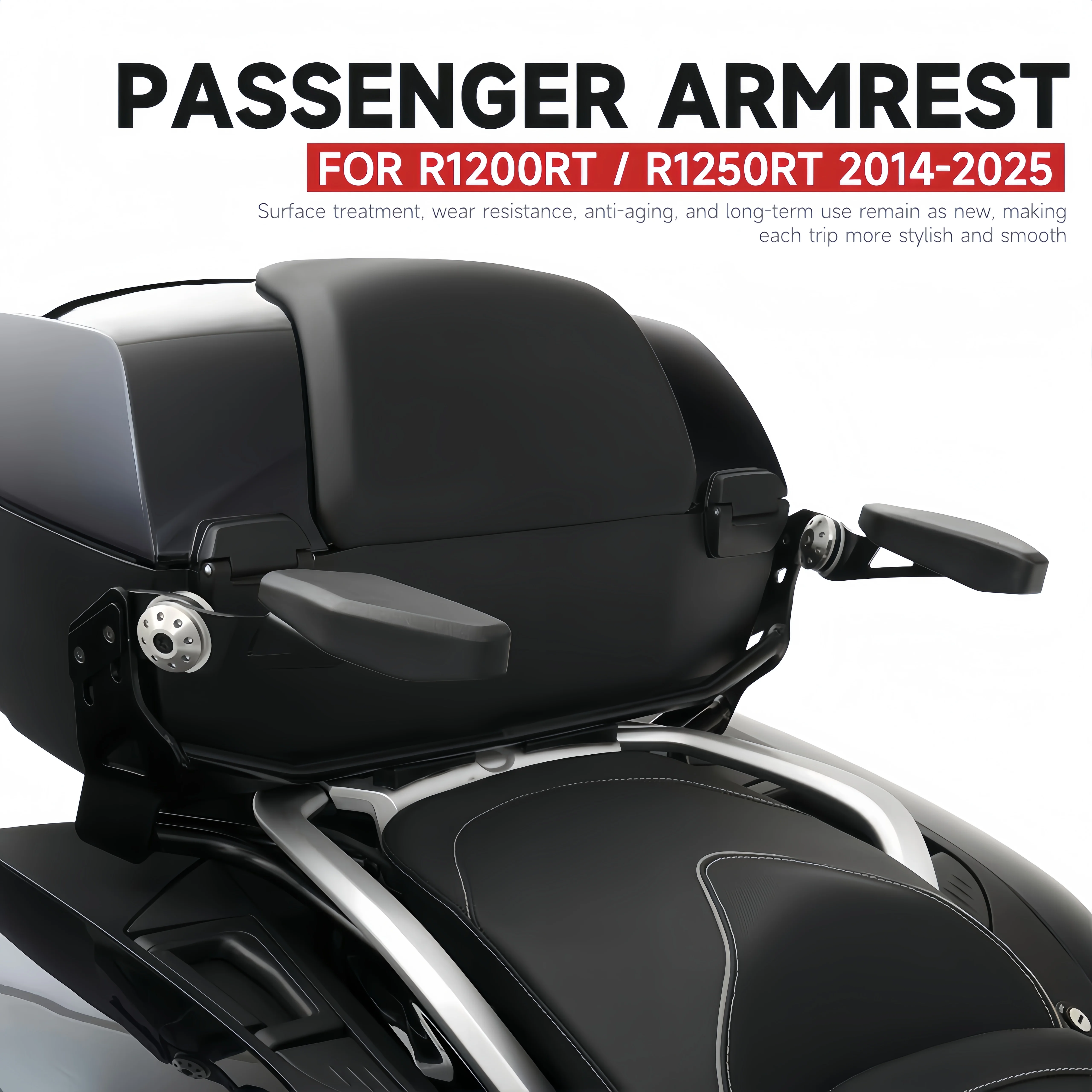 Pillion Set Arm Rest Rear Passenger Frame Armrest accessories For BMW R1200RT R1250RT r1200rt r1250rt R1200 RT R1250 RT2014-2025