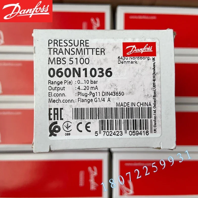 2026.4 DANFOSS MBS5150-2211-1DB04 060N1065 Genuine Danfoss Pressure Transmitter Special Price