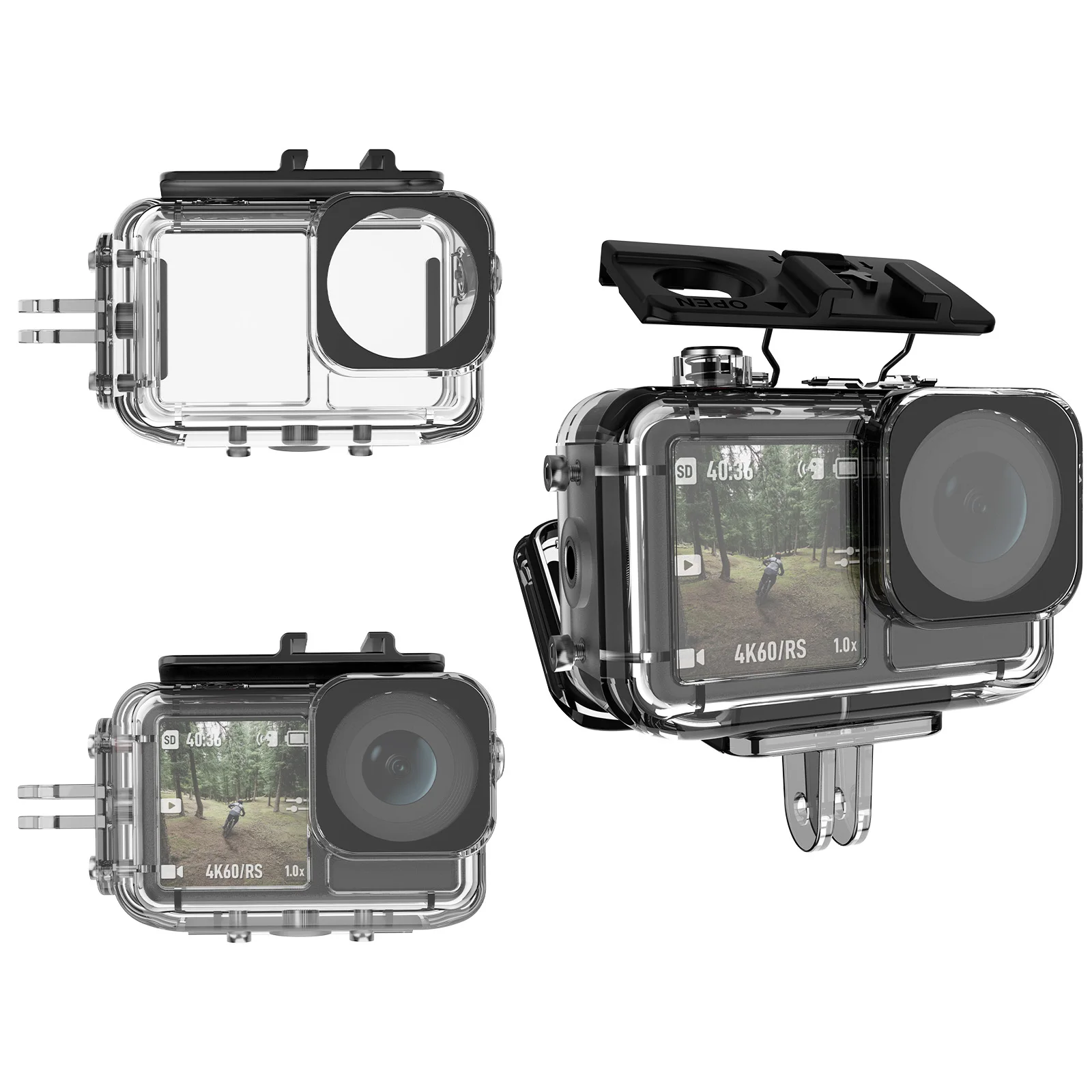 

45m Waterproof Case for DJI OSMO Action 5 4 3 Pro Underwater Dive Housing Protective Diving Cover Mount Accessories