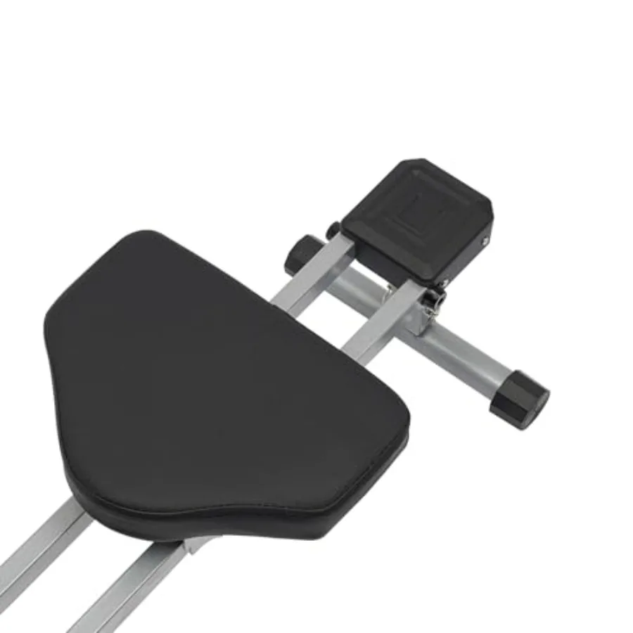 آلة التجديف القابلة للطي للمنزل التجديف الهيدروليكي مع 16 مستويات المقاومة 3 مستويات الارتفاع السكك الحديدية الشريحة المزدوجة 265 رطل الوزن السعة