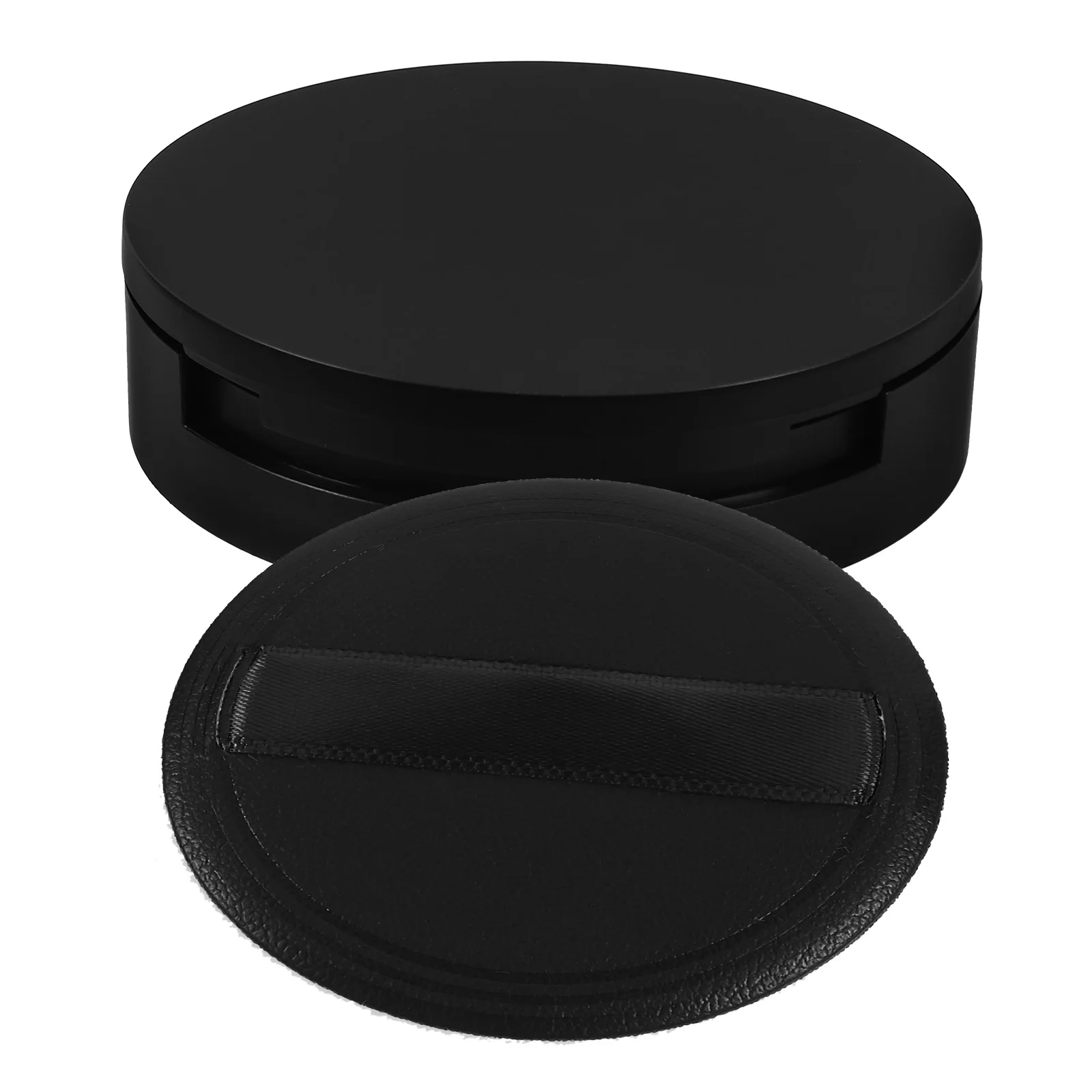 

Makeup Powder Puff Case Hidden Storage Box Black Small Lightweight Money Container Cash Holder Prank Prop Secure Place Home