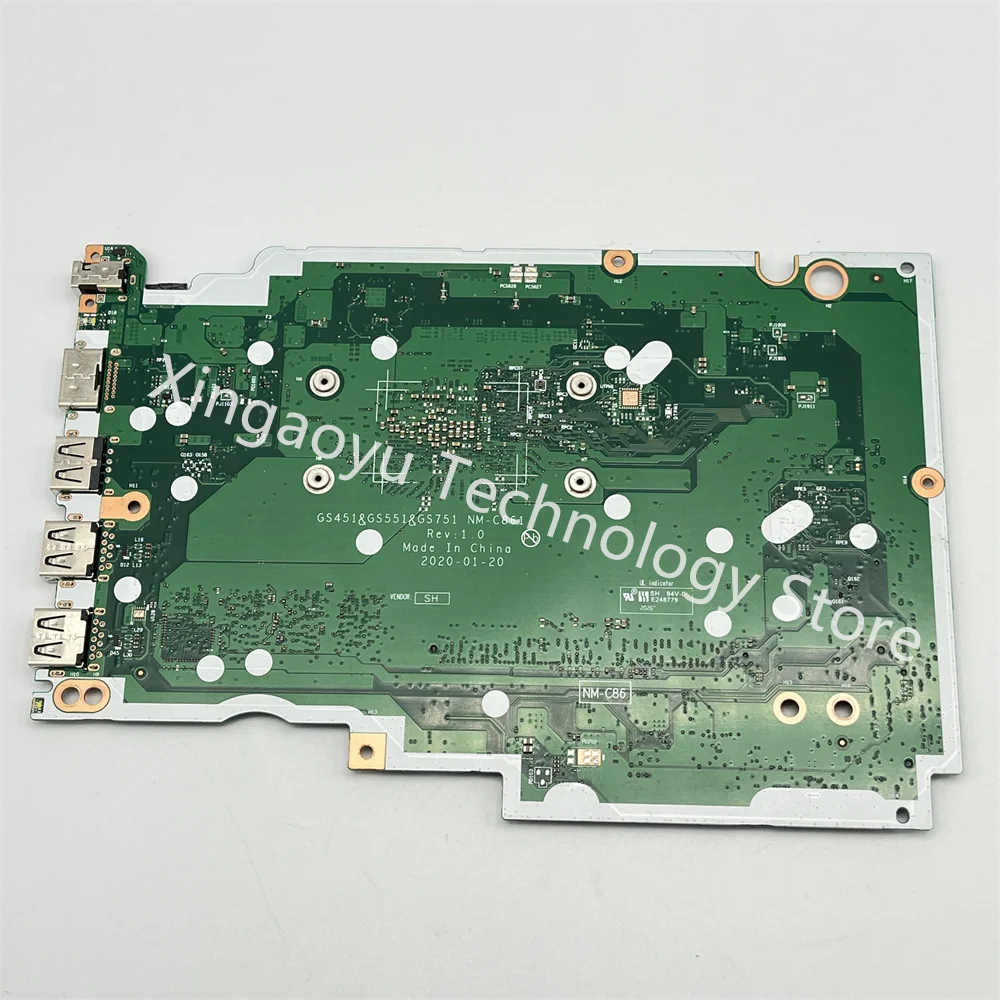 Imagem -02 - Placa-mãe do Portátil para Lenovo Ideapad 315are05 Nm-c861 4gb Ram 100 Totalmente Testado R34300 R5-4500 R7-4700