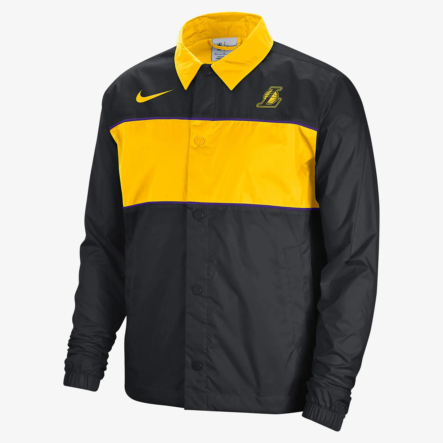 

Nike genuine NBA Los Angeles Lakers Men's Casual Jacket DR2338-010