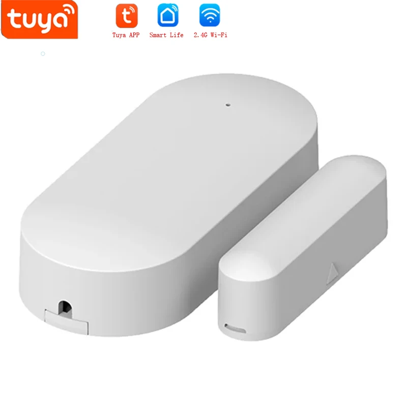 

Graffiti smart door and window sensor, WIFI connection, APP viewing, door opening reminder notification, smart home security ala