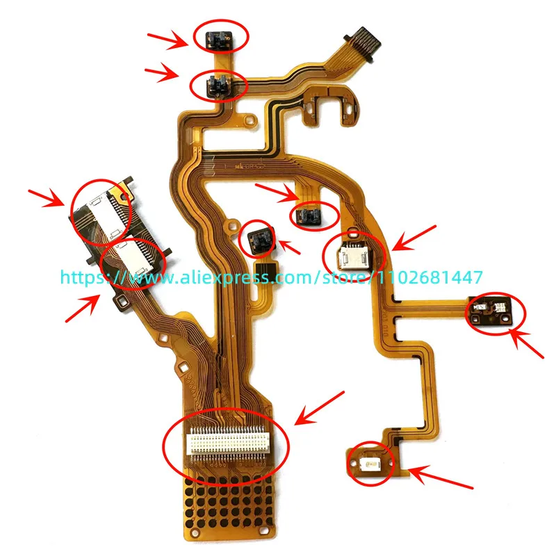 NEW Lens Back Main Flex Cable For CANON Powershot G7 G9 Digital Camera Repair Part With socke With sensor