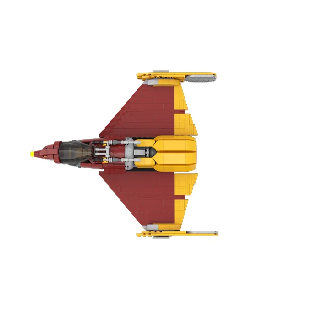 MOC Movie Wars Ahsokaeds Shin Hatis Starfighterss Building Blocks Starships USS Grissoms Aircraft Model Bricks Toys ChildrenGift