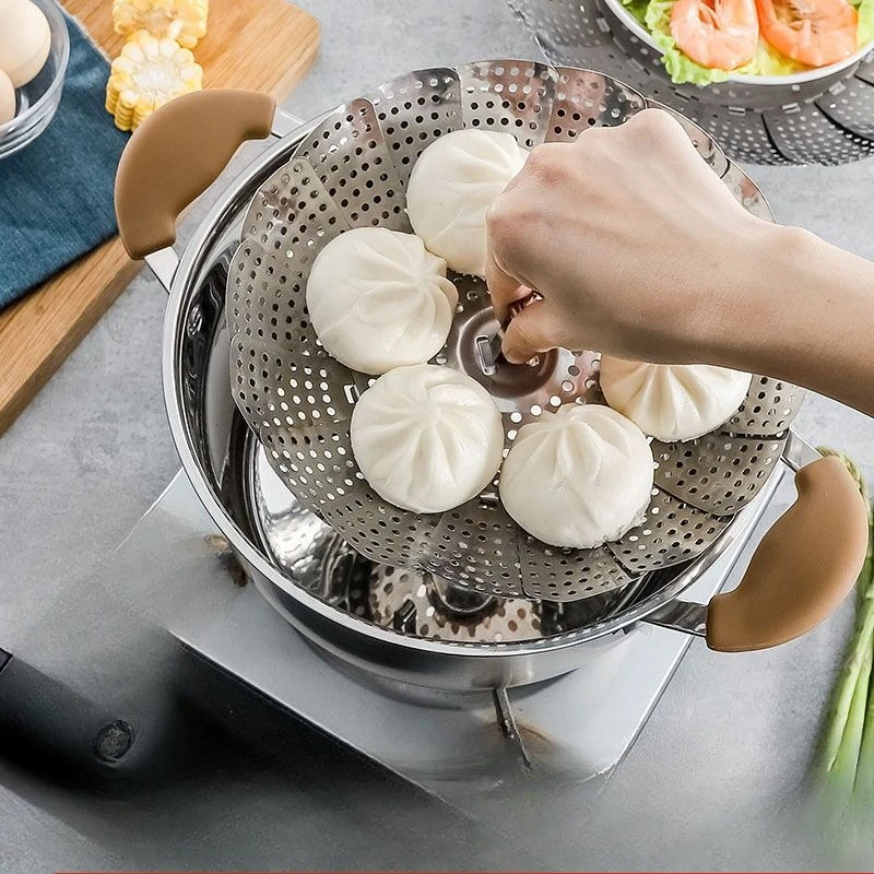 Stainless Steel Steamer Basket - Expandable 6-10.5