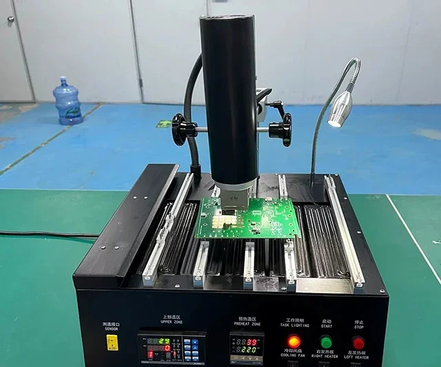 4300W LV-02 BGA Rework Station with Infrared Heating Computer Motherboard Welding Equipment