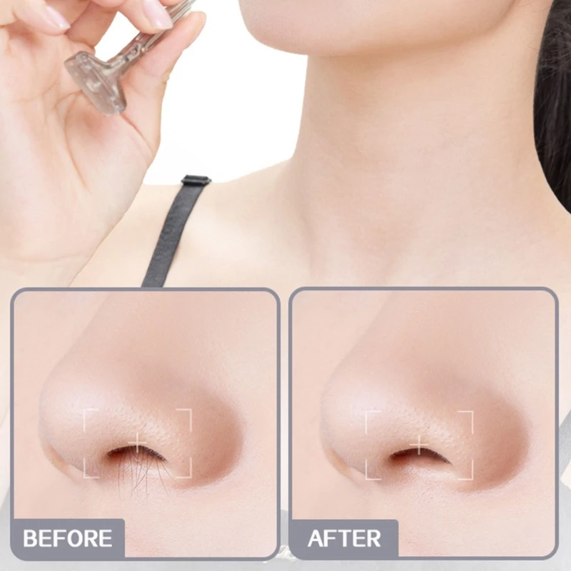Pemotong Rambut Hidung Dua Sisi 2 In 1 360 ° Pemotong Rambut Hidung Alat Penghilang Rambut Lubang Hidung Pemangkas Rambut Hidung