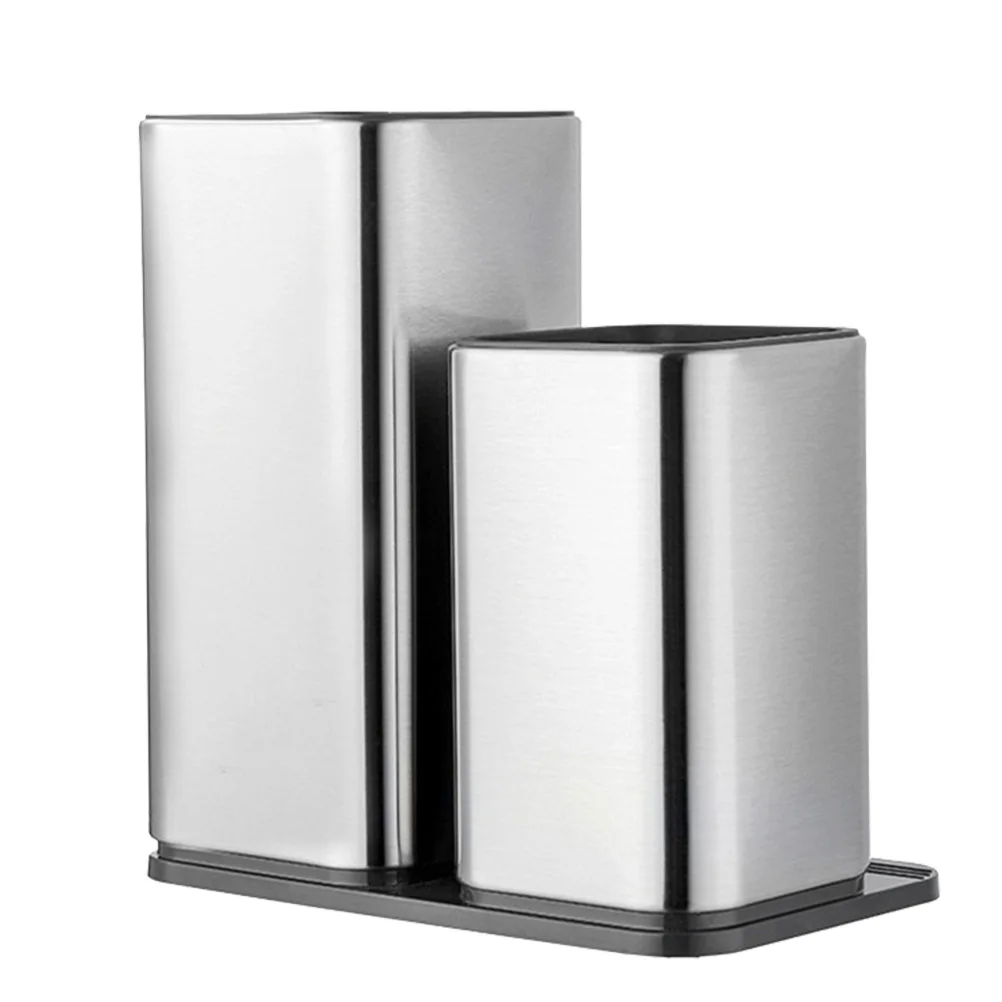 

Stainless Steel Knife Holder Cutters Storage Tools ganizer Large Capacity Safe Design Food Grade Steel Plastic
