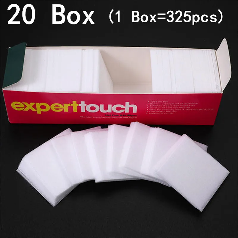 1/2/10/20PCS Cotton Pad Nail Polish Remover Lint-Free Wipes Napkins For Manicure Nail Art Gel Polish Remover Nail Wipe Wholesale