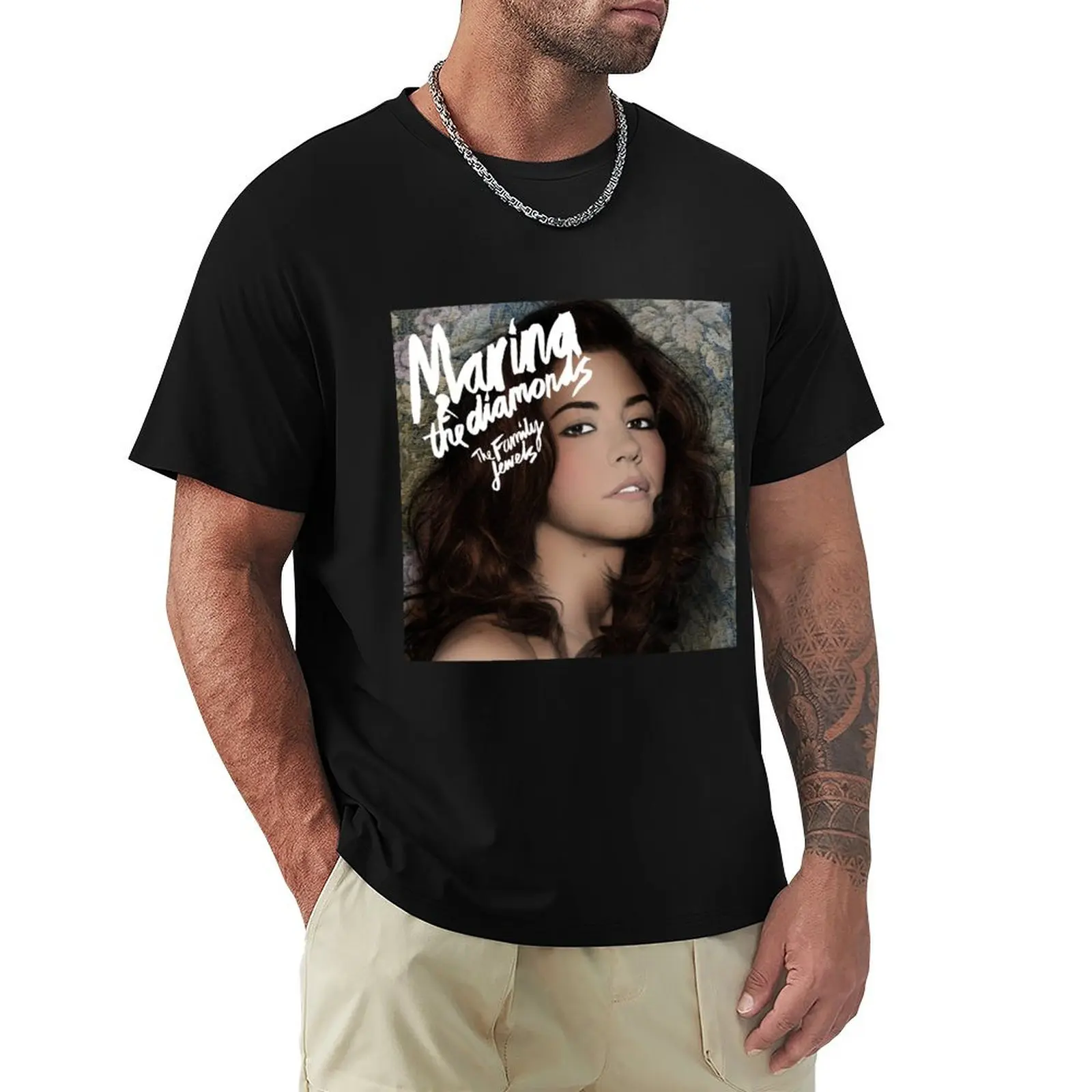 MARINA (y The Diamonds) - Camiseta The Family Jewels, camiseta básica ligera de manga corta