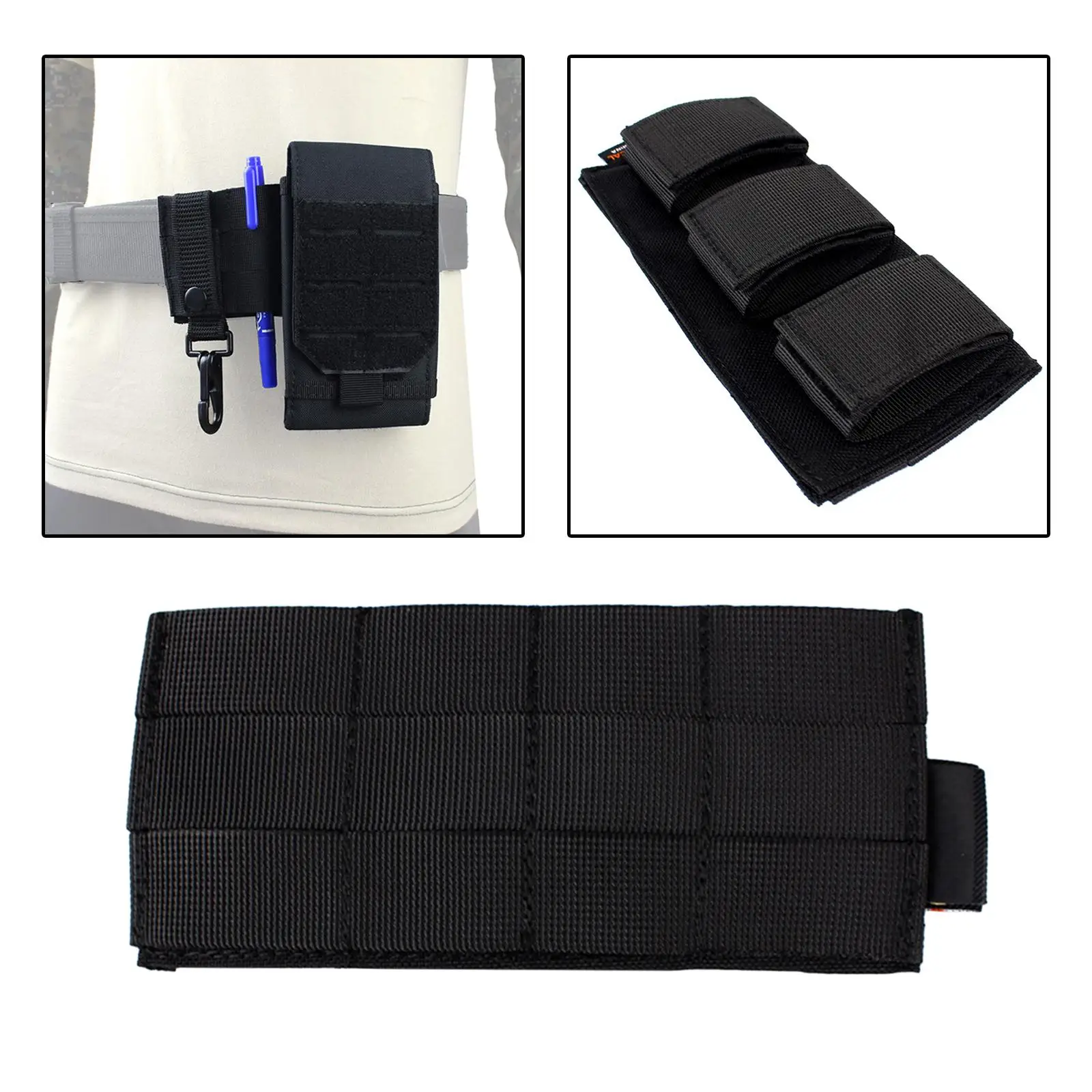 Sistema Pouch Belt Anexo Painel, Nylon, Cintura Belt Adaptador Titular