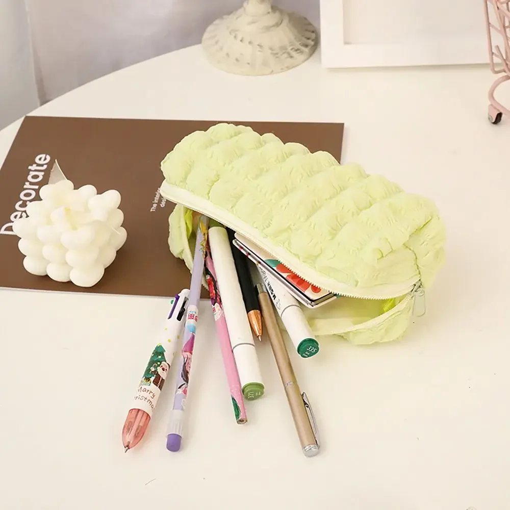 Multi-functional Cloud Pencil Case High Appearance INS Style Stationery Storage Pouch Large Capacity Dirt-proof Pen Bag