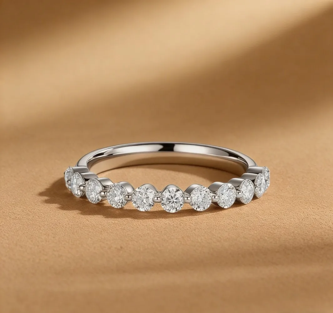 

Кольцо для женщин с выращенным в лаборатории бриллиантом 1 карат, 9K/14K золото, чистота VVS, цвет D, для помолвки, годовщины, свадьбы