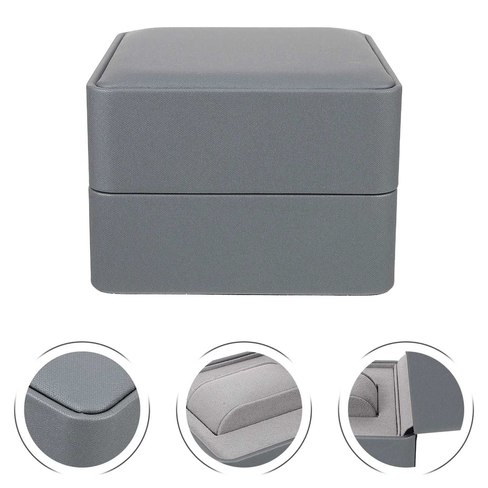 

Box For Men Small Watch Storage Travel Case Removable Pillow Luxury Presentation Box Organizer Detachable Cushion