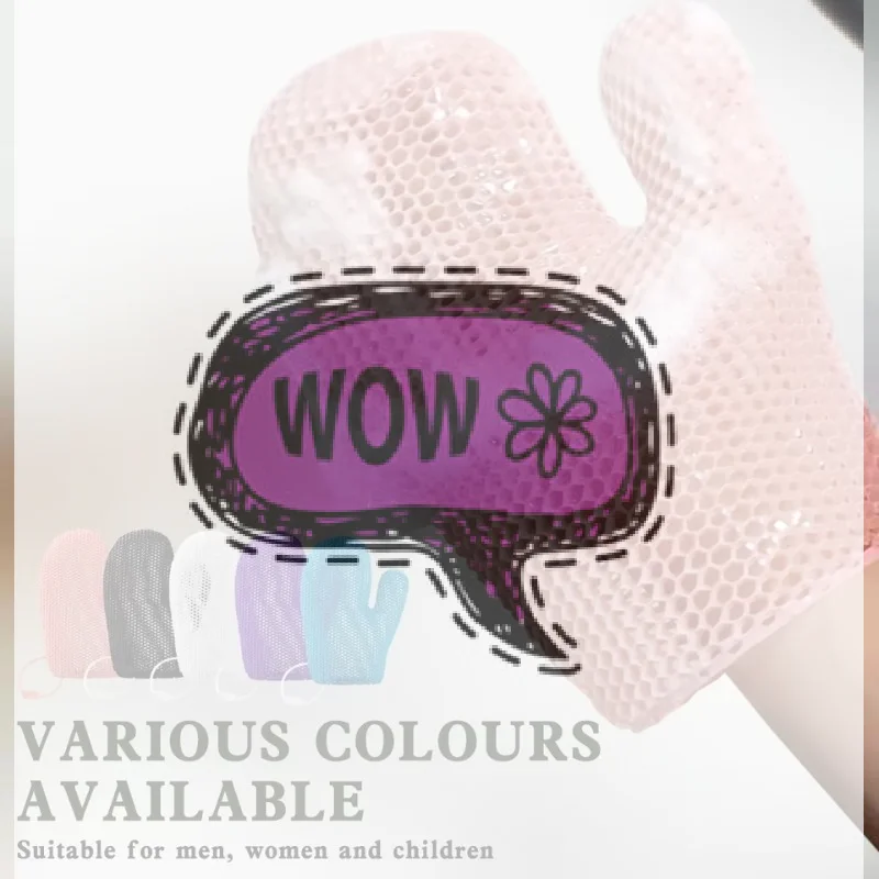 New Honeycomb TPU Exfoliating Shower Glove - Quick-Drying Body Scrubber Sponge For Bathroom