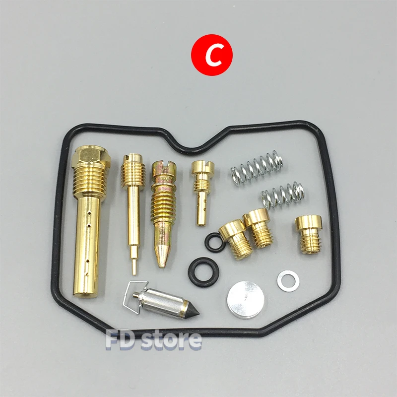 For 1987-2005 Kawasaki KLR250 KLR 250 Motorcycle Carburetor Repair Kit Diaphragm float oil needle parts