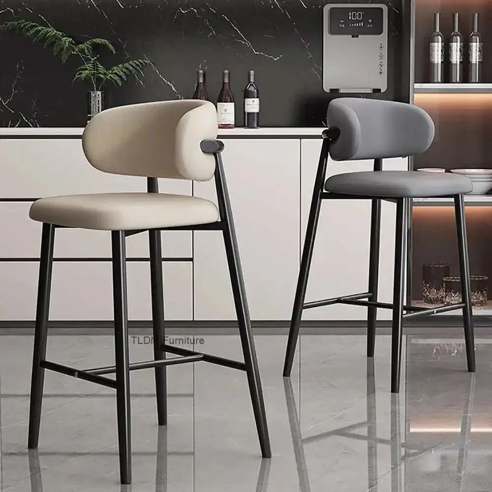 

Simple Nordic Chairs Bar Quality Design Ergonomic Luxury Party Chairs Delicate Fashion Silla Alta Para Barra Salon Furniture