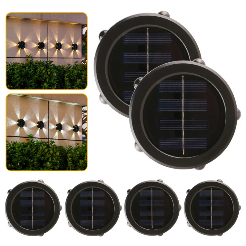 

New Solarlight Outdoor Light Home Waterproof Wall Lamp Garden Courtyard Decoration Balcony Yard Fence Atmosphere Decoration