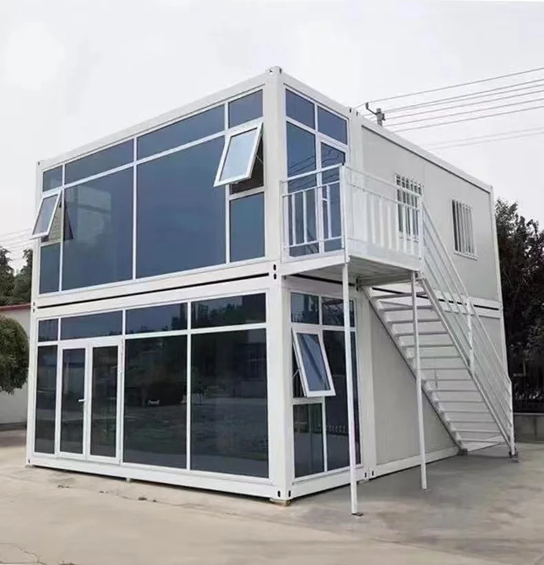 الصين مصنع مخصص الجاهزة الفاخرة الحديثة قطر حزمة مسطحة فيلا 2 3 4 غرفة نوم منزل الحاويات المنزل 20ft 40ft خيارات حجم الصلب