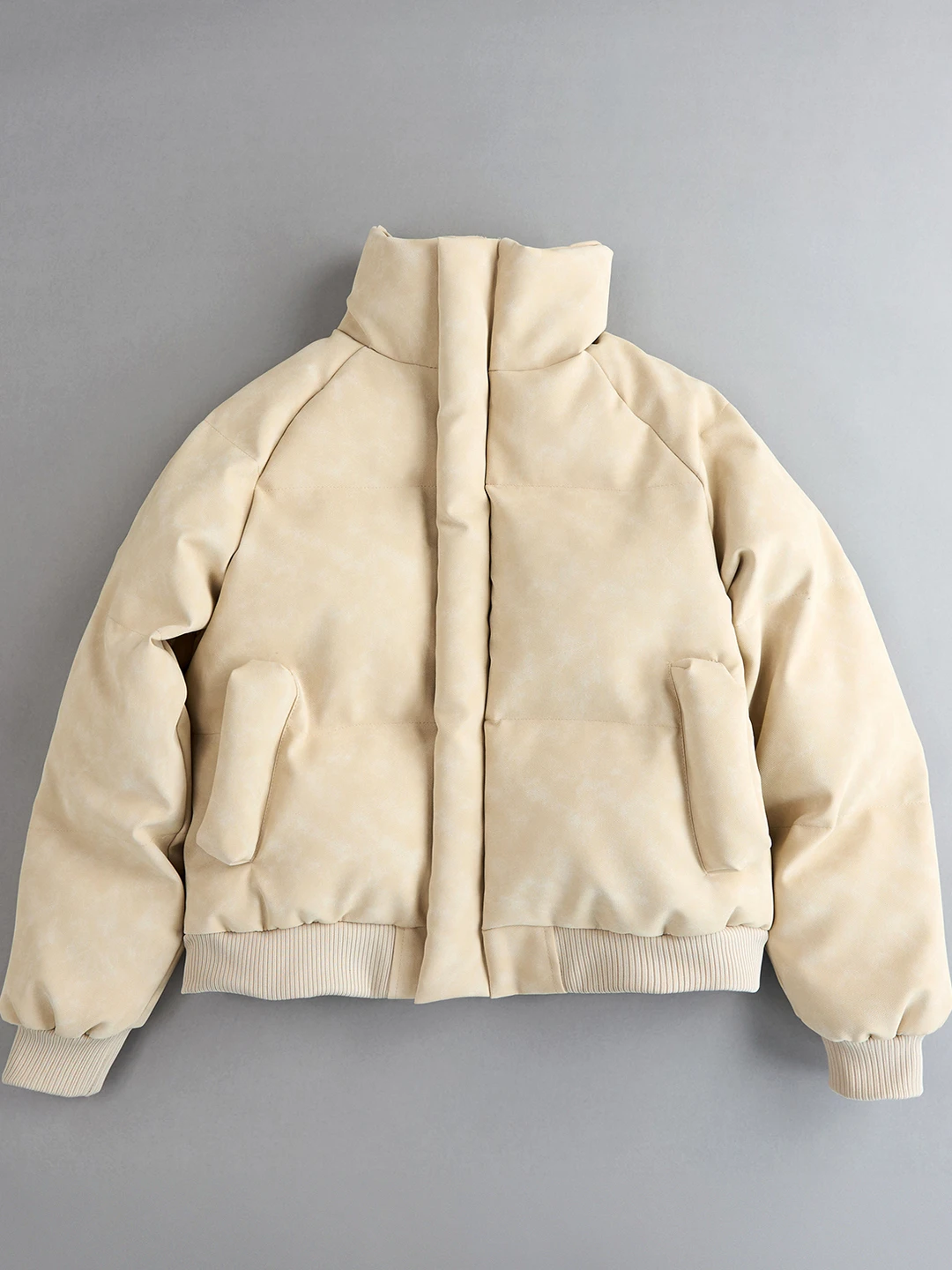 

High Quali Thiened Canvas ort Cotton Jaet Stand Collar Men's Winter Coat Warm Youth Faion Casual Pure Color