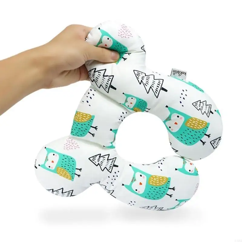 وسادة سفر للسيارة لمقعد السيارة لدعم الرقبة والوسائد لحديثي الولادة وسادة نوم كرتونية للسفر L8RB