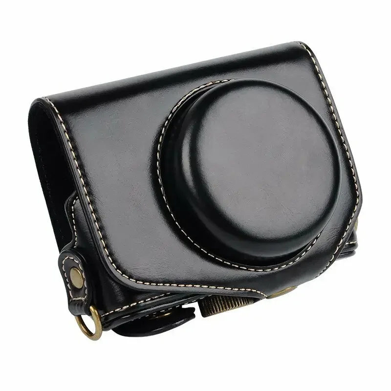 حافظة جلدية للكاميرا غطاء حقيبة لكاميرات كانون PowerShot G7X Mark2 G7XII G7X II