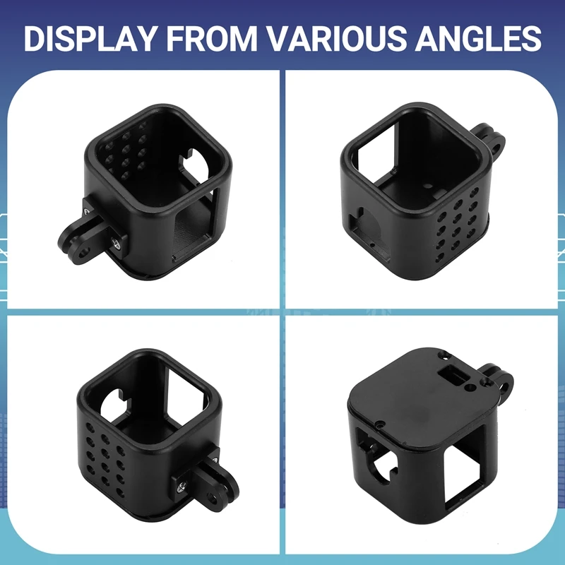 알루미늄 합금 보호 하우징 케이스 커버 프레임, Gopro Hero 4/5 Session Go Pro 스포츠 액션 카메라 액세서리, 블랙