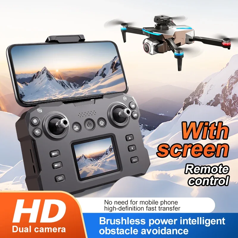 New K16 Max Screen Controlled Version 4K HD Camera Brushless Drone Motor Obstacle Avoidance Foldable Quadcopter Dron RC Toy