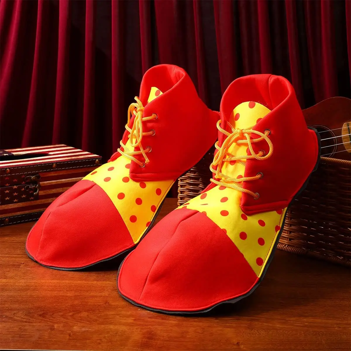 PESENAR – chaussures de Costume de Clown, accessoires de Costume de Clown de carnaval adaptés aux Costumes de fête d'halloween de carnaval