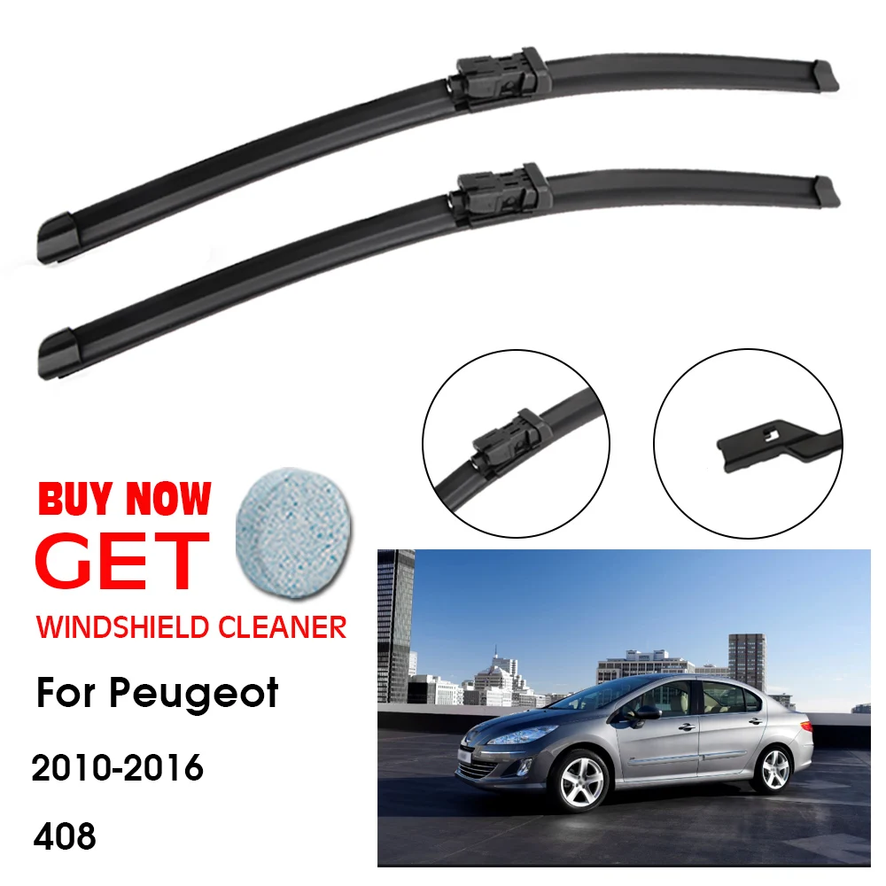 

Car Wiper Blade For Peugeot 408 30"+26R" 2010-2016 Front Window Washer Windscreen Windshield Wipers Blades Accessories