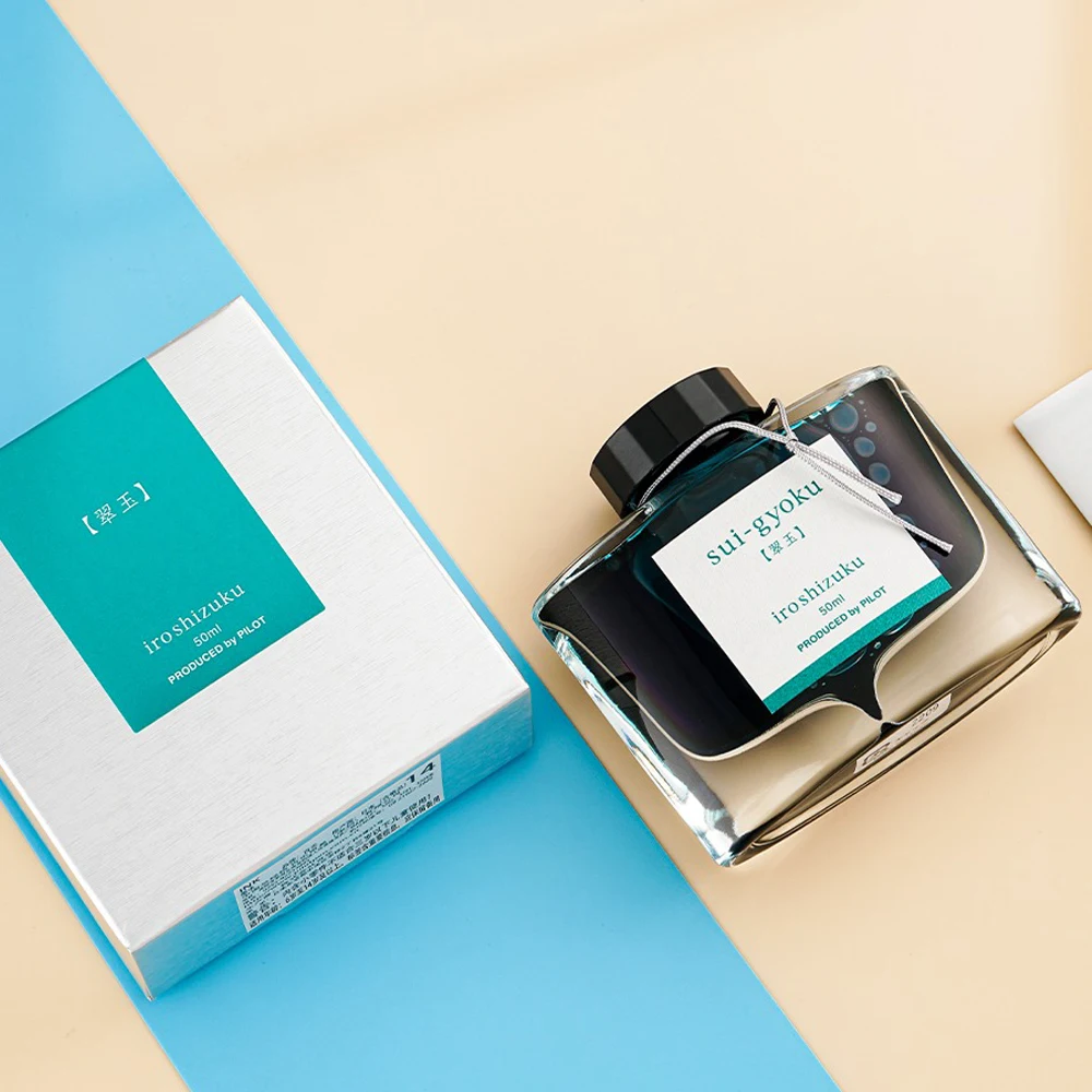 PILOT Color Ink Ink-50 Iroshizuku Large Bottle 50ml Non Carbon Natural Color Fountain Pen Water Universal Color 24 Colors