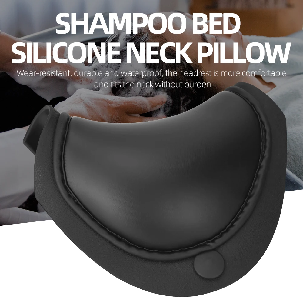 Silikon-Haarwasch-Nackenstützkissen Gel Weich Rutschfest Dickes Kissen für Salon-Waschbecken und Heimgebrauch