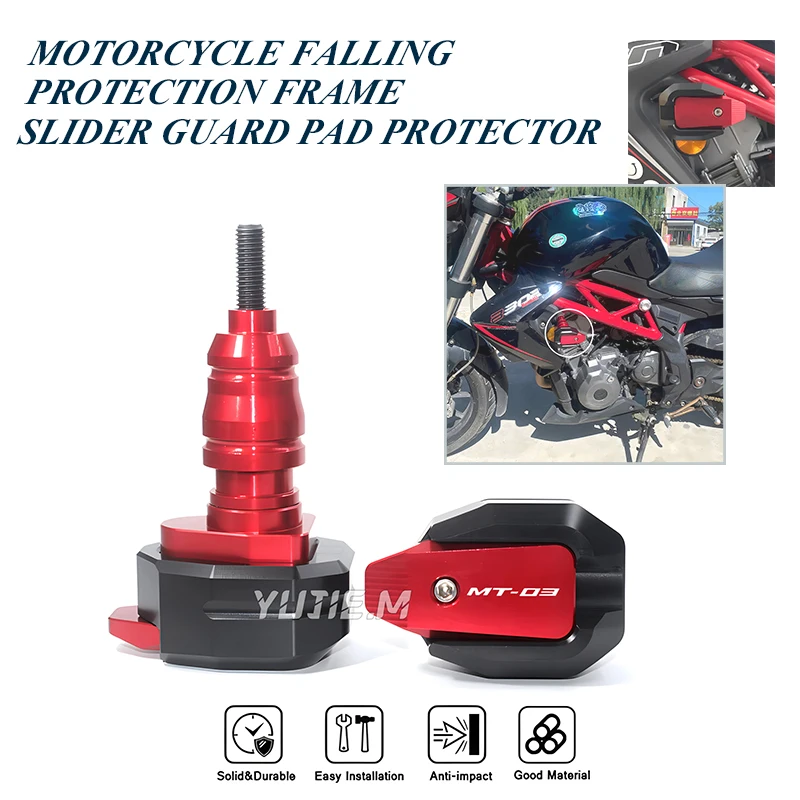 

For YAMAHA MT-03 MT03 MT 03 2015-2019 High Quality Motorcycle Crash Protector CNC Engine Cover Frame Sliders
