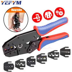 Pince à sertir YFX-03C mâchoire à changement facile pour thermorétractable/baril ouvert/Non isolé/virole/MC2.5/4/6 outils de connecteurs