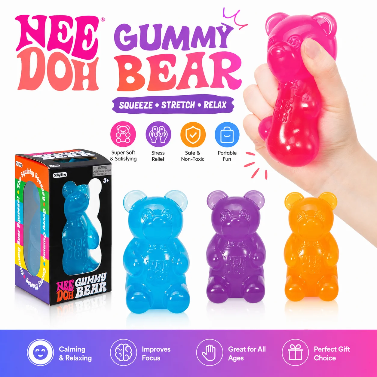 jouet-squishy-needoh-oursons-gommeux-–-jouet-sensoriel-anti-stress-doux-a-presser-pour-enfants-et-adultes-–-non-toxique-–-jouet-de-bureau-pour-soulager-l'anxiete