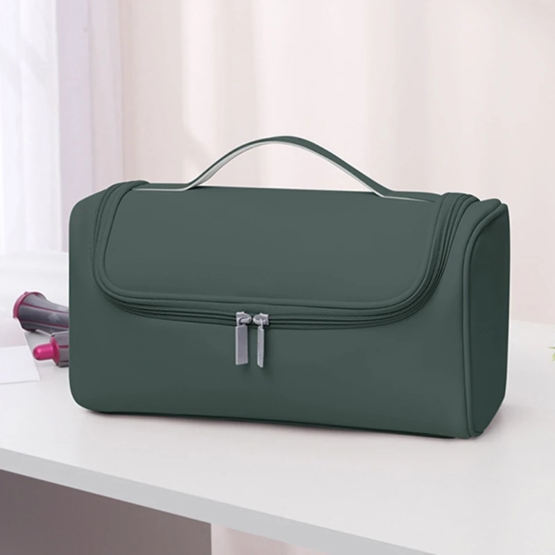 

Hair Dryer and Attachments Storage Pouches with Secure Compartments for Travel