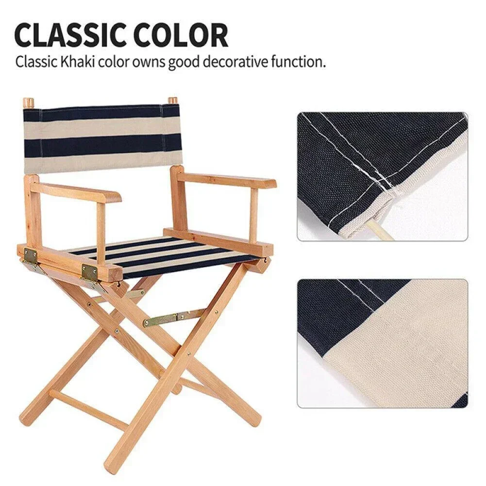 Directors Chair Cover Replacement Canvas Covers Casual Seat Kit Garden Chairs Folding Deck Chair Replacement Cover For Courtyard