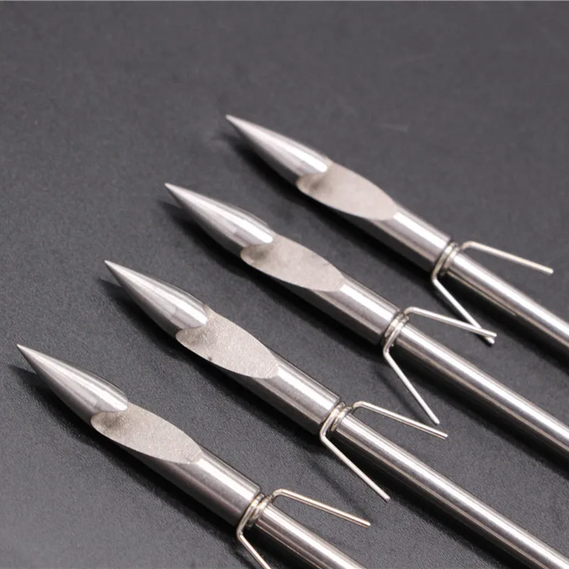 10/20pcs stainless arrowhead slingshot hunting fishing arrows hunting shooting ammo Semi-automatic fishing slingshot accessories view 2