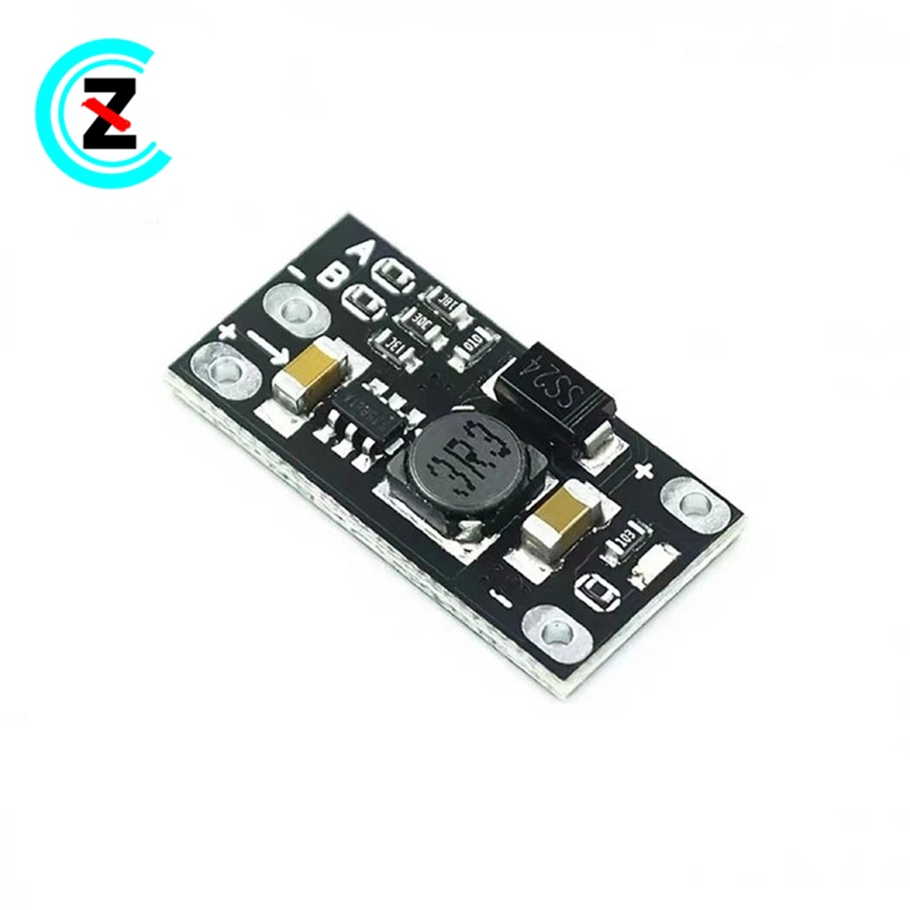 Módulo Mini DC-DC Boost, 3.7V a 12V, Suporta 5V, 8V, Saída 9V, Bateria de lítio