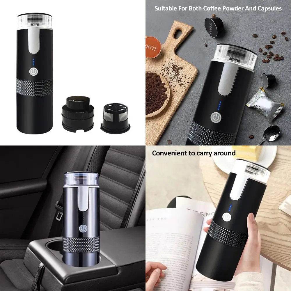 ポータブルワイヤレスエスプレッソマシンミニ充電式カプセルコーヒーマシン車オフィス旅行