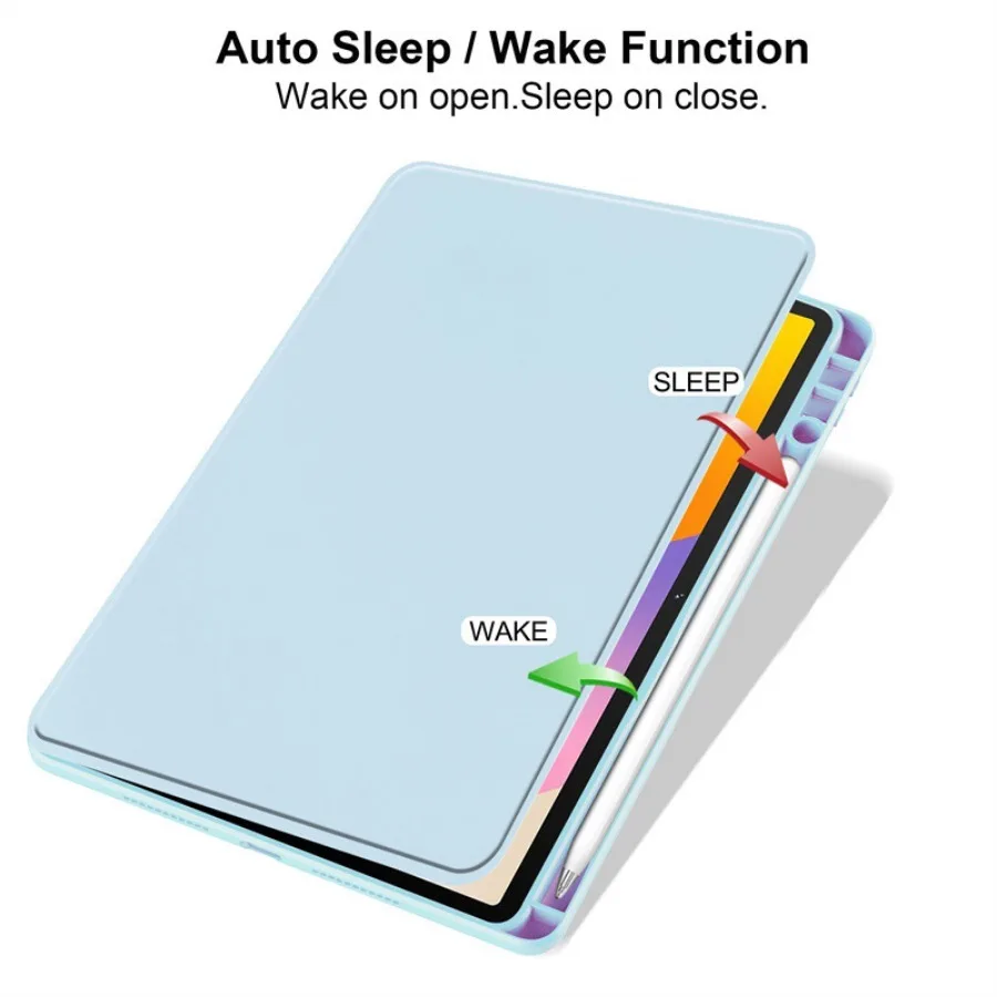 

360° Rotation Acrylic Case for New Lenovo Xiaoxin Pad Pro GT 11.1 2025 PU Leather Stand Shockproof Tablet Cover with Pen Holder