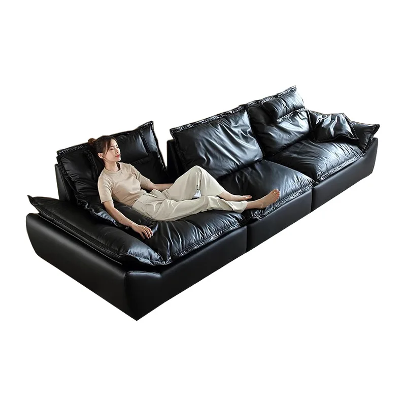 

Sailing leather removable back sofa