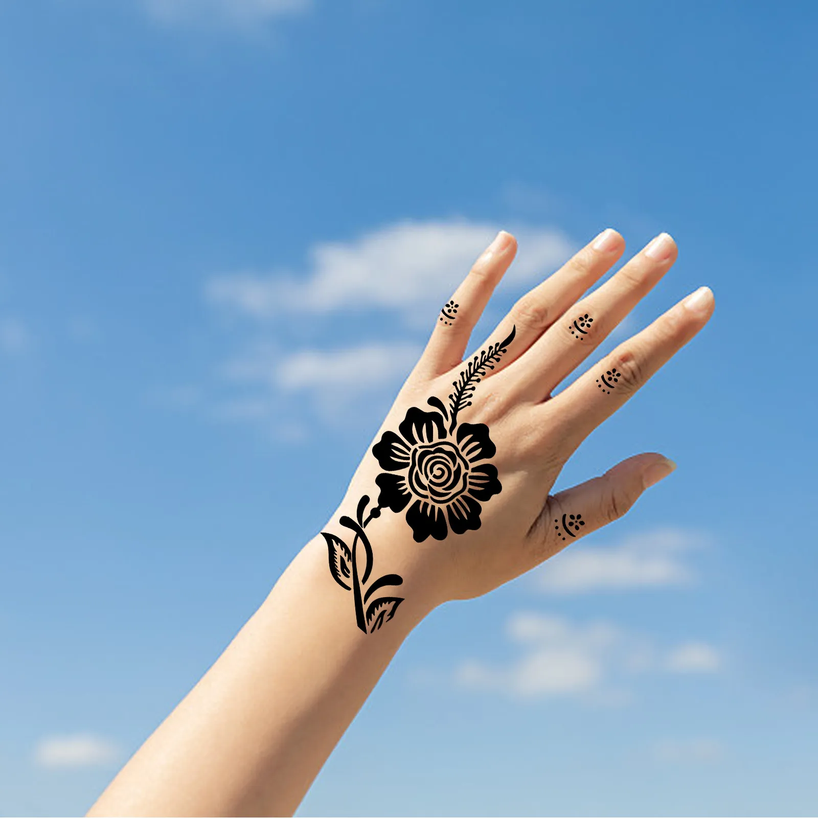 

7 PCS Tattoos Stencil for Home Painting Body Template Templates Stencils Adult Cool