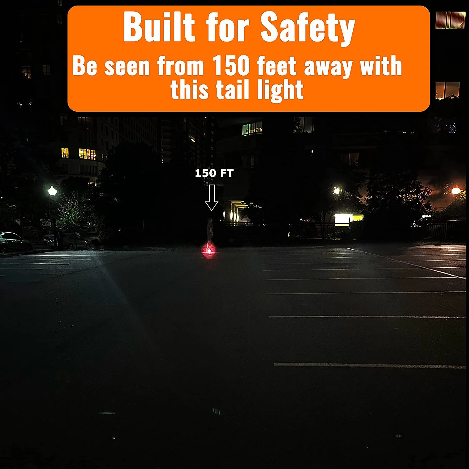 RISE LED Skateboard Light Longboard Lights Skateboard Lights Fits on Any Longboards Bikes Scooters Headlights or Tail Lights